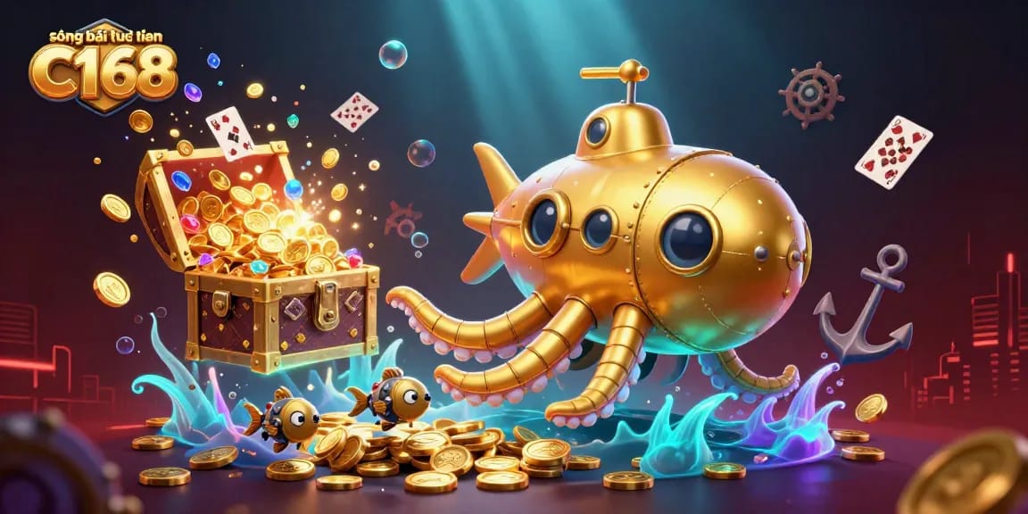 Experience the thrill of sòng bài trực tuyến C168 with vivid underwater images and exciting game elements.