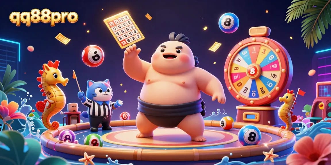 Immerse in qq88pro's vibrant underwater casino with lively characters and dynamic prize elements for ultimate gaming!