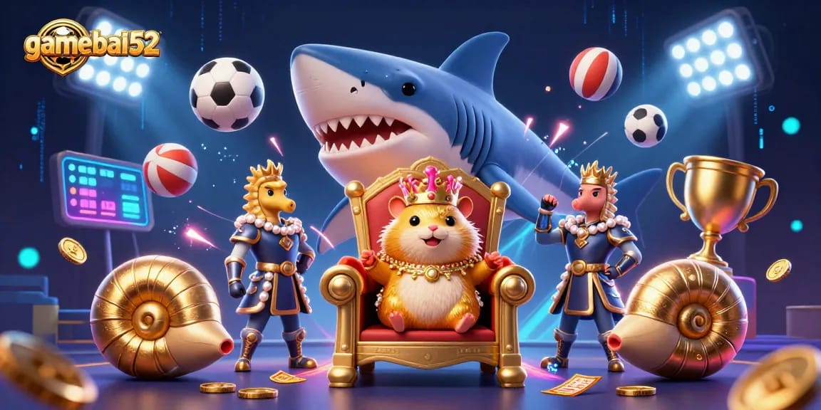 Engage in thrilling gameplay at gamebai52 with a fierce hamster king and dynamic sports elements.