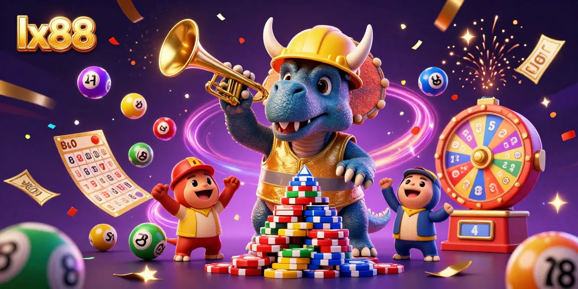 Experience the excitement at lx88 with a colorful celebration of games, joy, and gaming success.