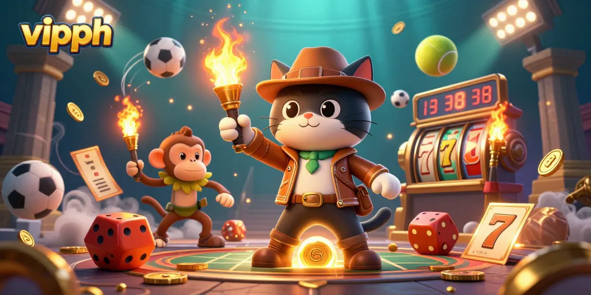 Experience thrilling gaming with vipph's immersive casino elements featuring vibrant sports and betting action.