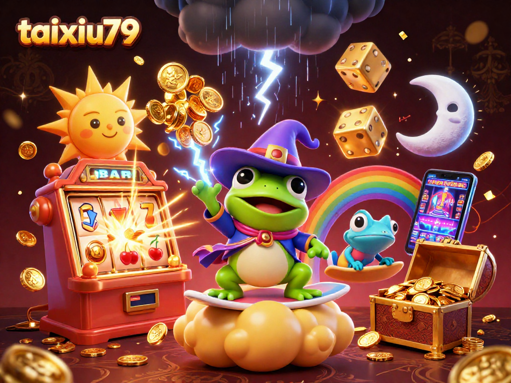 Engage with the excitement of taixiu79 game featuring vibrant characters and casino elements.