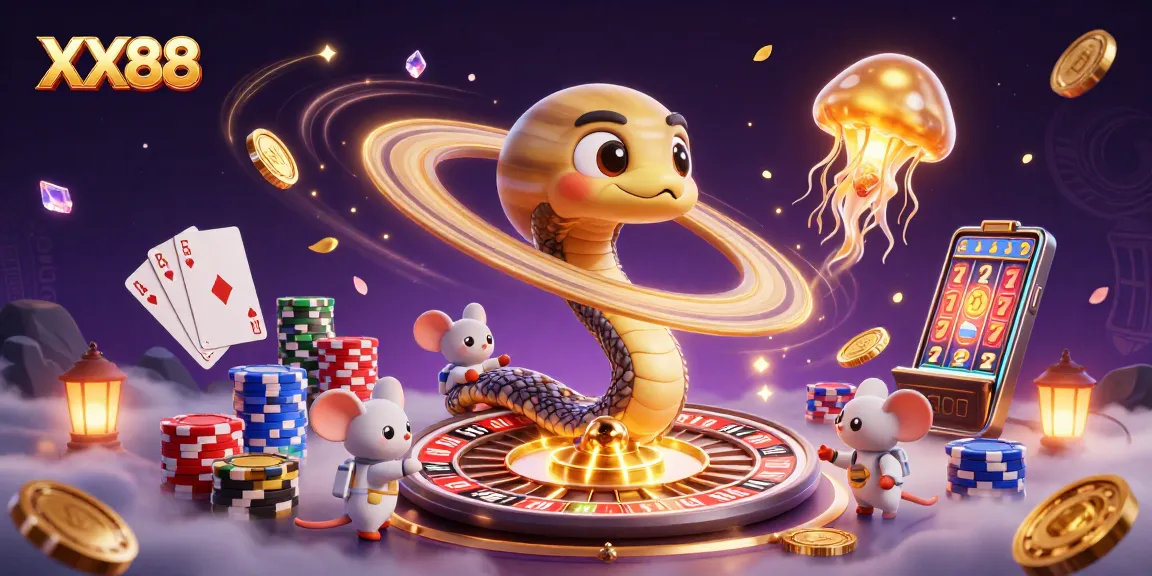 Experience thrilling gaming action at XX88 with dynamic characters and engaging casino elements.