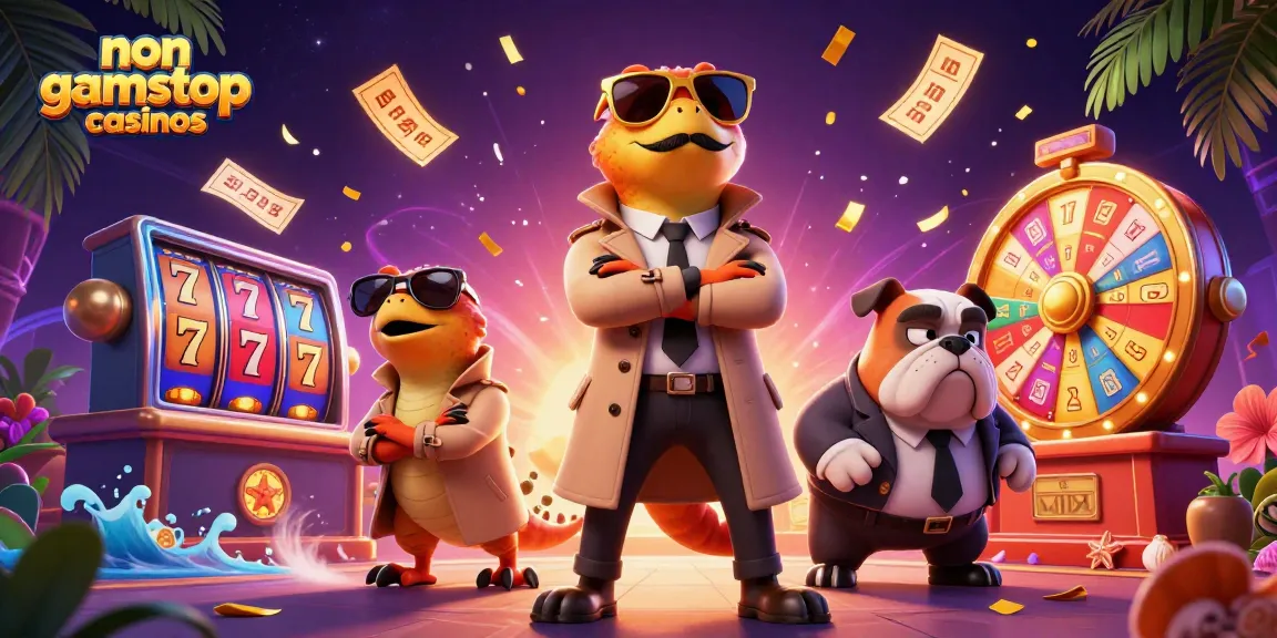 Experience the excitement of non gamstop casinos with raptors in a casino lounge.