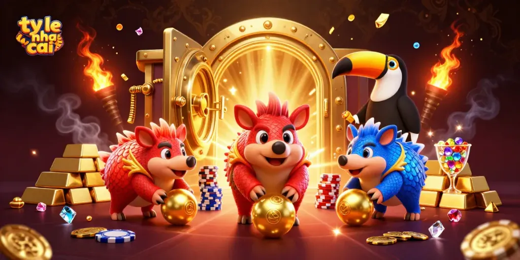 Experience exhilarating action in the casino with ty le nha cai as rival pangolins gain gold and fortune.