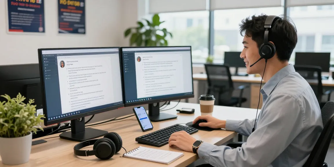 Customer service representative providing Hỗ trợ F168 online support in a modern workspace.