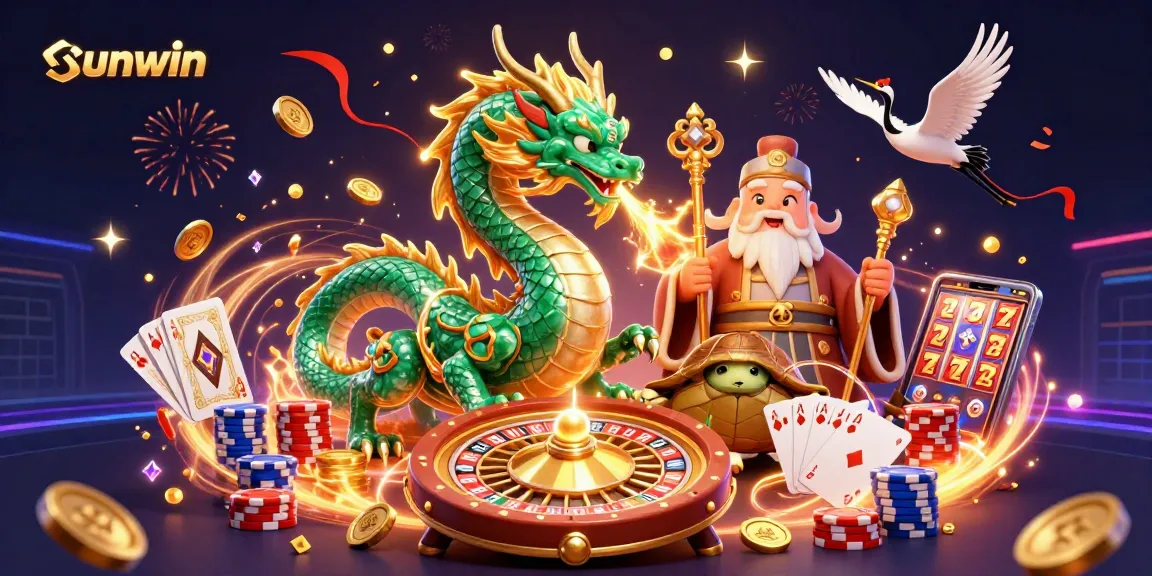 Experience thrilling wins with sunwin in this vibrant casino scene filled with luck