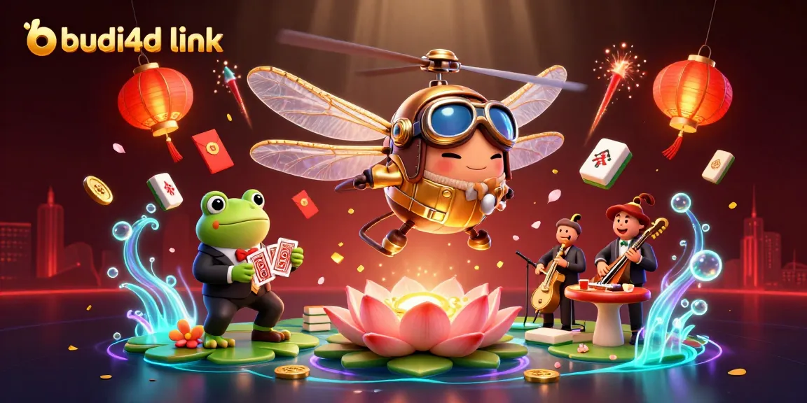 Engage in thrilling gameplay with budi4d link at the vibrant lily pad casino scene.