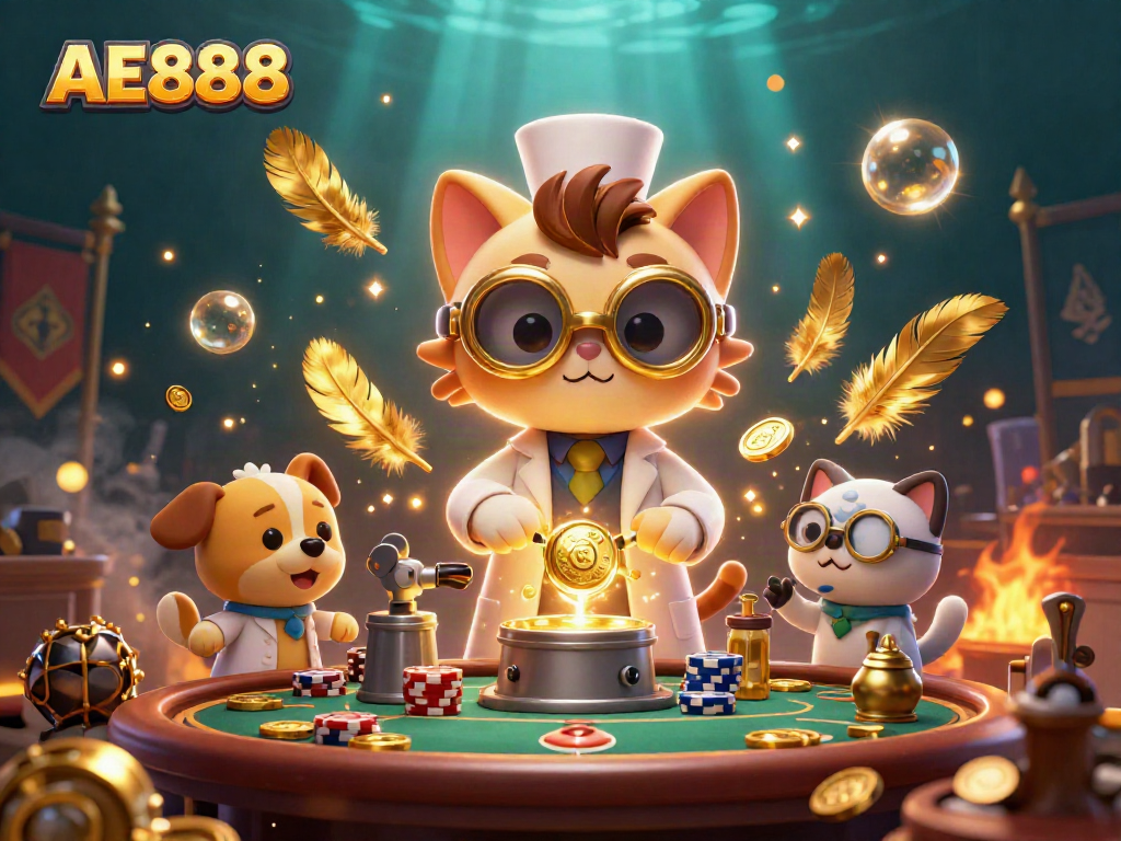 Engage in thrilling gambling action at AE888 Casino with immersive gameplay details and vibrant visuals.