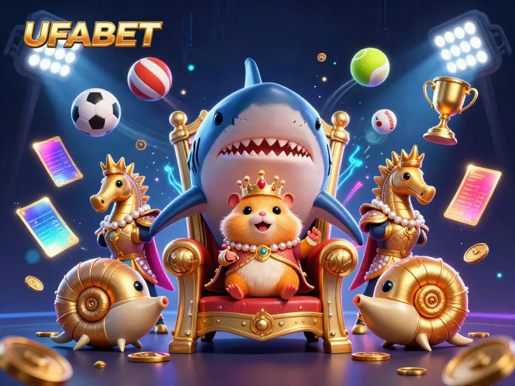 UFABET offers an exciting gaming experience with a vibrant scene of sports elements, showcasing creativity and fun.