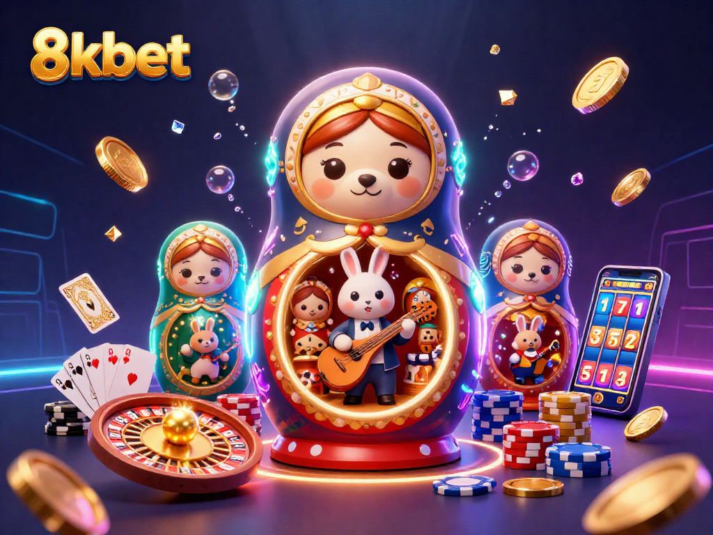 Engage with the vibrant 8kbet casino scene featuring dynamic games and colorful characters.