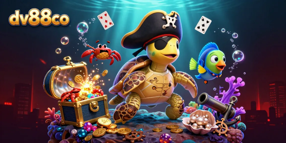 Experience thrilling gameplay with dv88co's lively underwater casino scene, featuring vibrant treasure and dynamic characters.