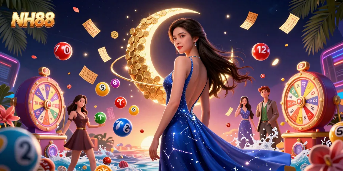 Join NH88 for unmatched excitement with vibrant lottery elements and a captivating casino scene.