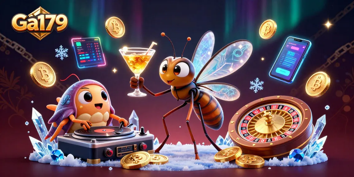 Experience thrilling gameplay at Ga179 with a lively 3D casino atmosphere featuring unique characters and vibrant action.
