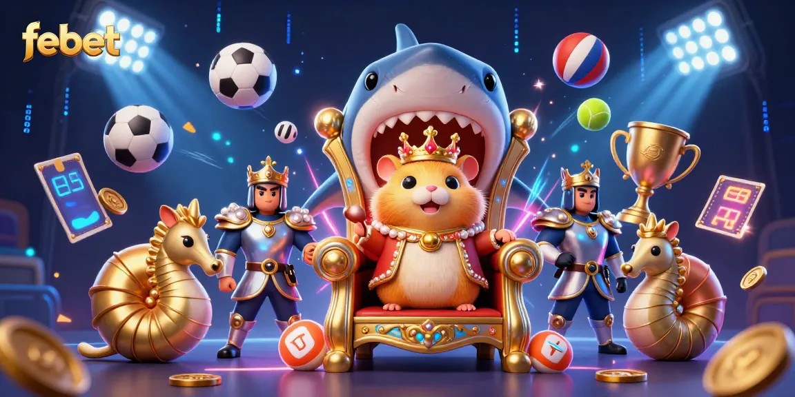 Experience febet's thrilling esports betting with dynamic visuals and captivating game elements.