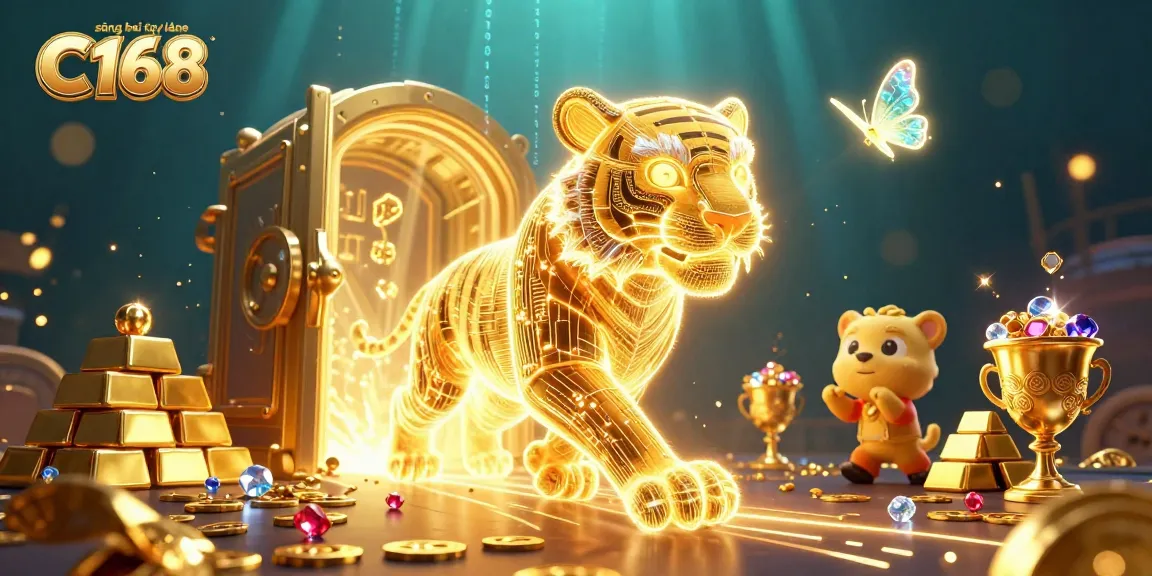 Experience the thrill of sòng bài trực tuyến C168 with vivid 3D casino elements and energetic characters.