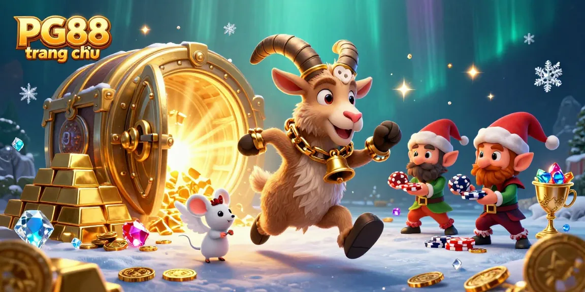 Engage in exciting gameplay on PG88 trang chủ with lively casino characters in a vivid scene.