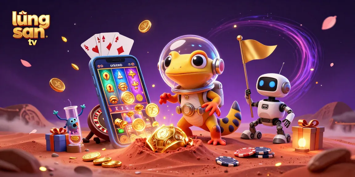 Experience thrilling gaming action with lương sơn tv at an alien casino in an imaginative Martian scene.