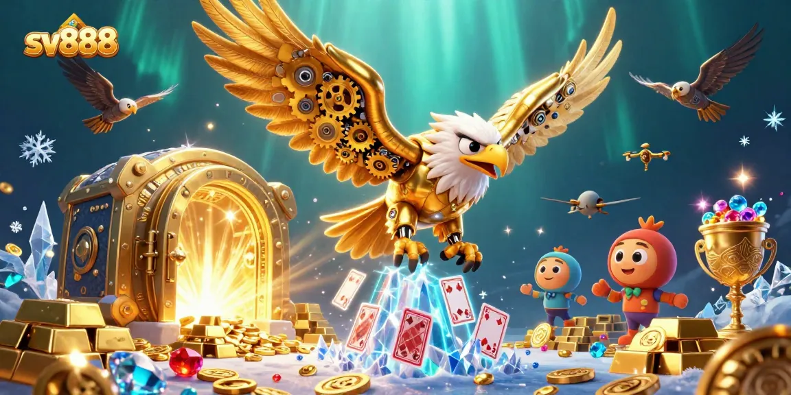 Engage with sv888 by diving into the vibrant world of casino entertainment featuring sparkling treasures and holographic elements.