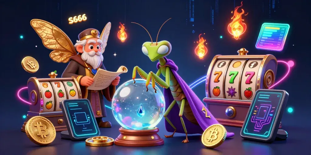 Experience thrilling gaming at S666 with a mystical fortune teller and jackpot elements