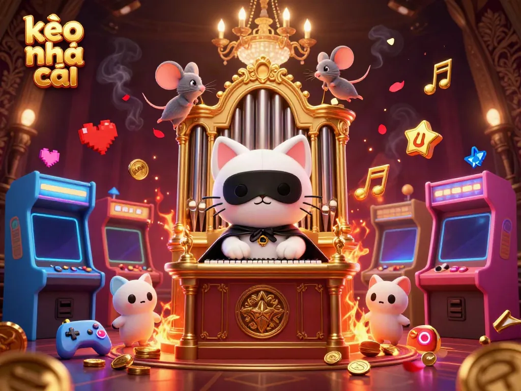 Experience thrilling kèo nhà cái moments with dynamic casino elements, vibrant characters, and glowing details.