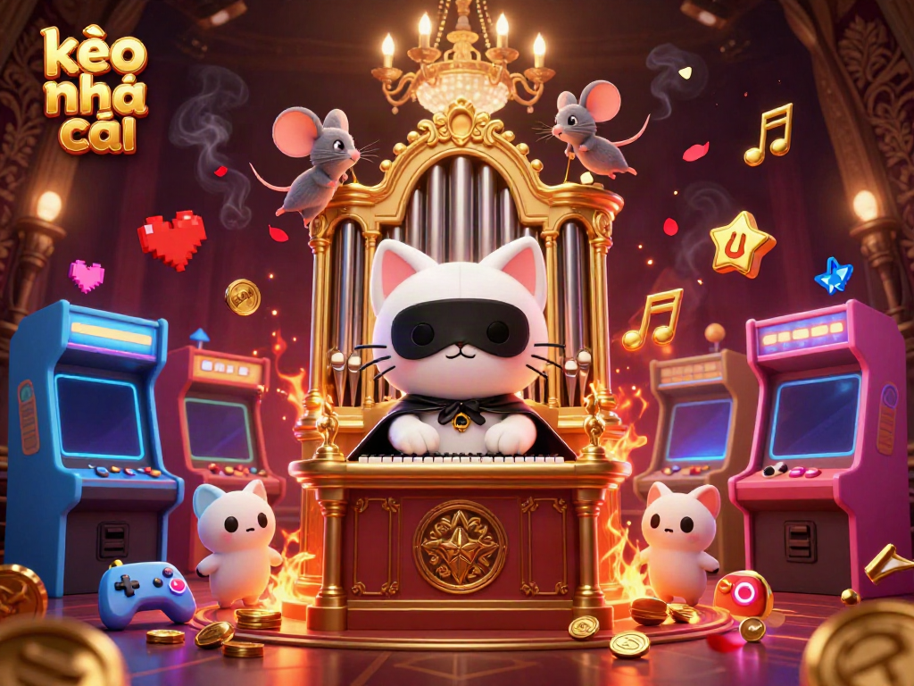 Experience thrilling kèo nhà cái moments with dynamic casino elements, vibrant characters, and glowing details.