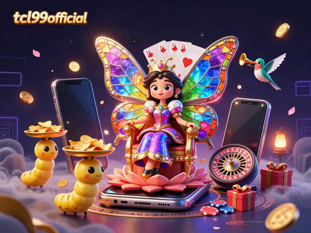 Experience the excitement of tcl99official with vibrant casino elements and a magical 3D world.
