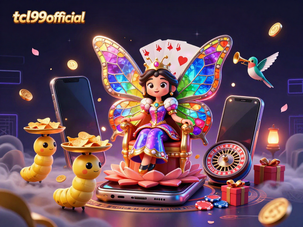 Experience the excitement of tcl99official with vibrant casino elements and a magical 3D world.