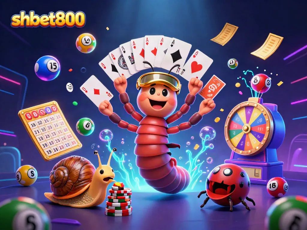 Engage in thrilling games at shbet800 with a vibrant casino scene full of action and excitement.