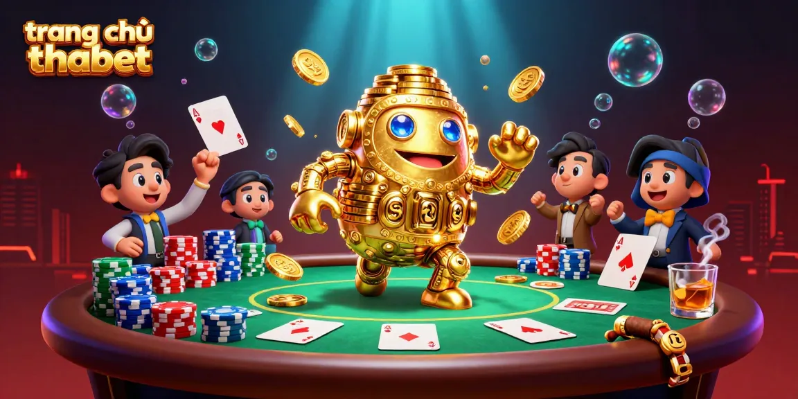 Engage thrilling gameplay at trang chủ thabet featuring the dynamic golden golem and rich poker elements.