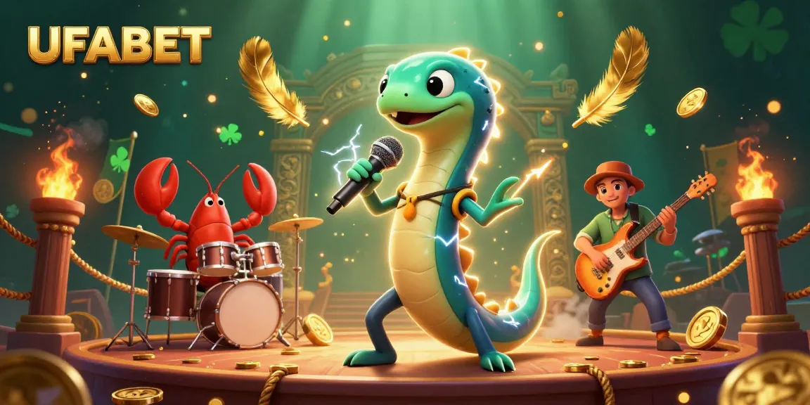 Experience exciting gaming at UFABET featuring a DJ eel performance in an underwater casino