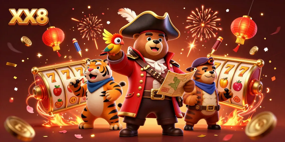 Experience the thrill of winning with XX8 casino themed illustration showcasing vibrant characters and dynamic slot elements.