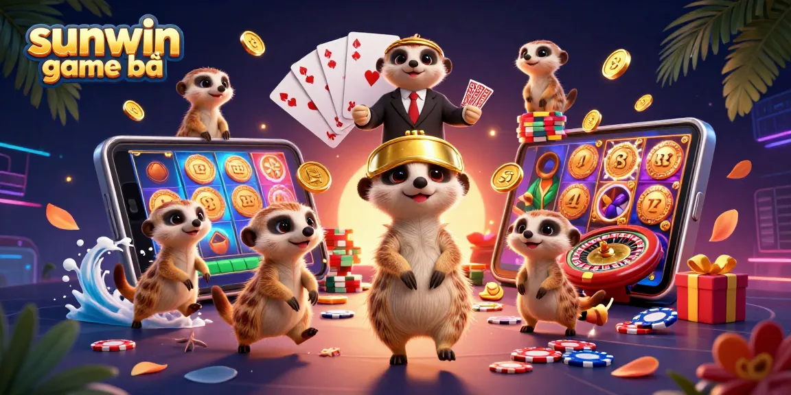 Engage in thrilling sunwin game bài action with vibrant casino meerkats and dynamic gameplay elements.