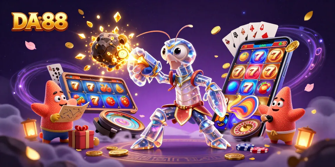 Experience the thrilling adventure of DA 88 with a galactic samurai smashing jackpots and more!