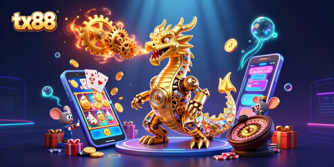 Engage in thrilling gambling with tx88, experiencing a vibrant fusion of casino elements.