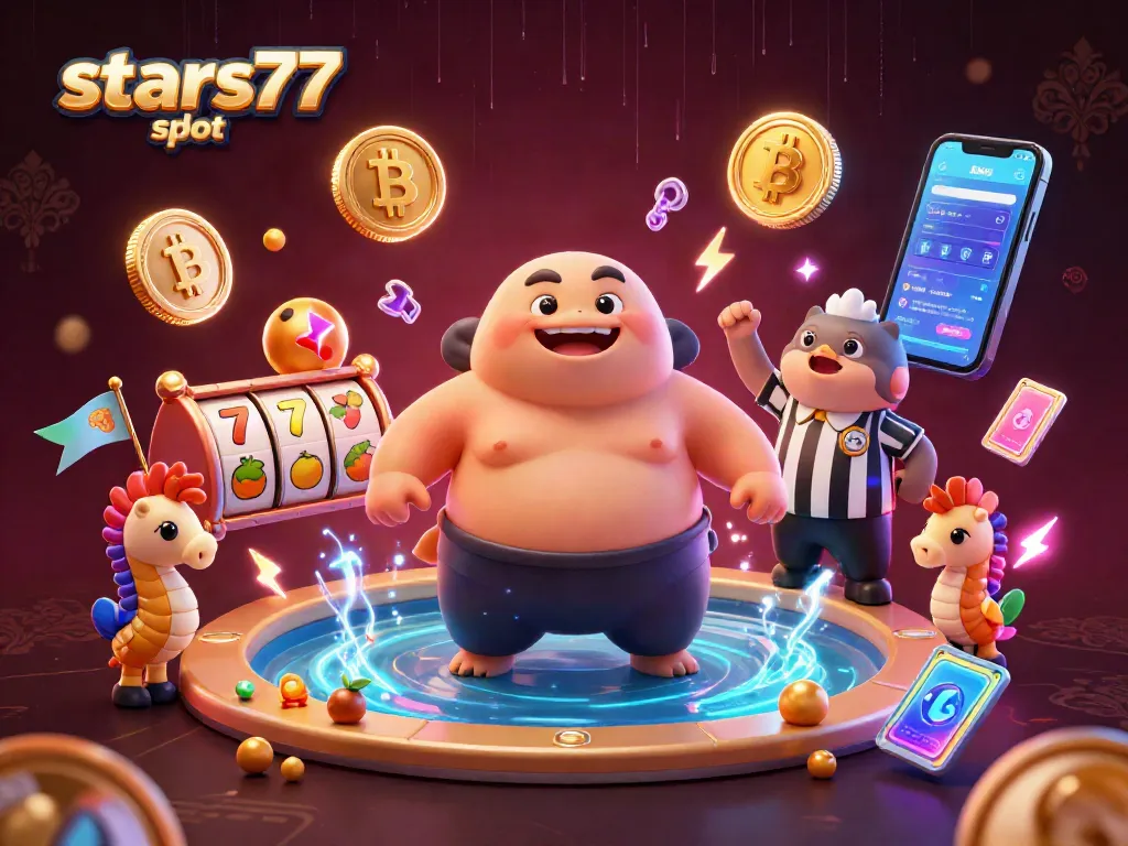 Menangkan pengalaman seru di stars77 slot dengan desain slot berwarna yang menarik dan karakter 3D menggemaskan.