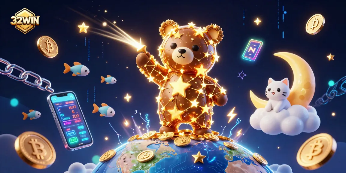 Engage with 32WIN's vibrant casino experience featuring stunning 3D elements and colorful gameplay.
