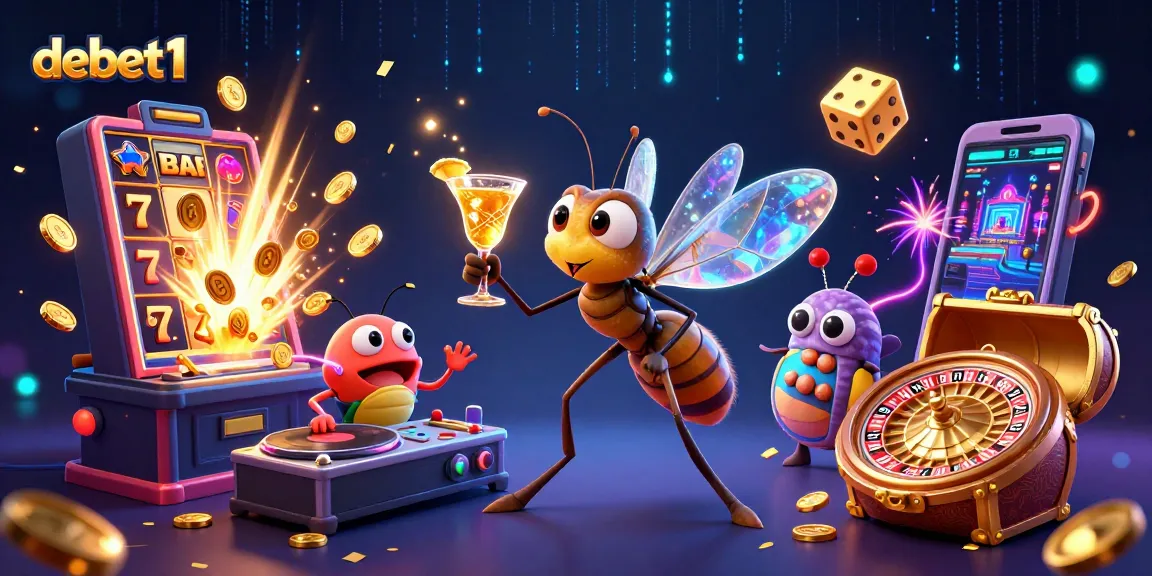 Experience vibrant gameplay with debet1 as an animated casino scene comes to life.