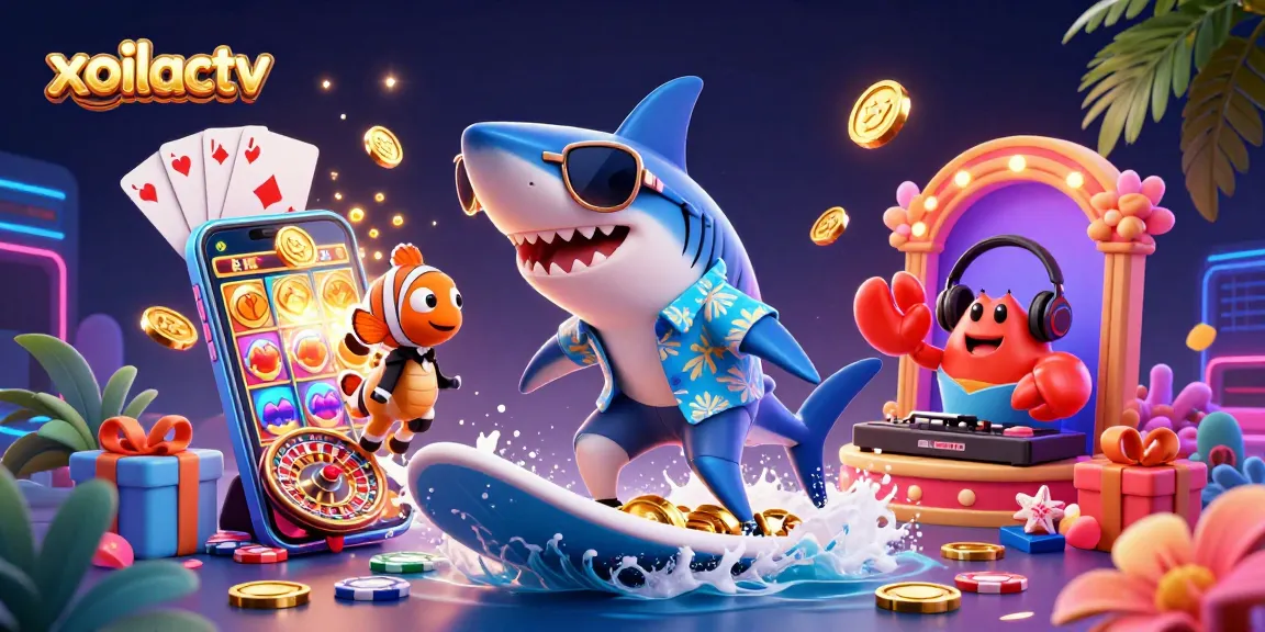 Watch xoilactv's interactive scene featuring fun characters and exciting game elements.
