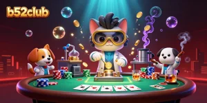 Experience thrilling action at b52club with vibrant poker scenes and creative gambling elements.