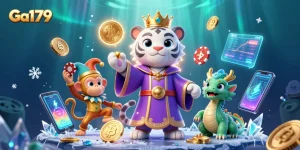 Experience thrilling gameplay at Ga179 with vibrant characters and dynamic casino elements.