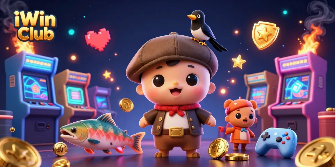Engage with exhilarating gameplay at iWin Club with adorable characters and captivating gaming elements.