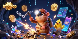 Engage with the excitement of tr88top as the treasure hunter mole uncovers hidden gems in a vibrant casino cave.