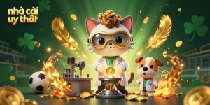Engage with the nhà cái uy tín through playful 3D cartoon characters creating casino gold.