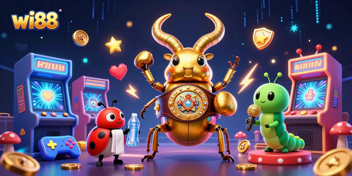 Experience high-stakes action with the vibrant wi88 scene featuring dynamic gambling elements and lively characters.
