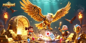 Experience rodipet's immersive casino adventure in a dazzling 3D gaming world of treasure.