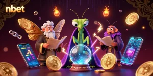 nbet offers engaging crypto casino experiences with vibrant elements in a mystical setting.
