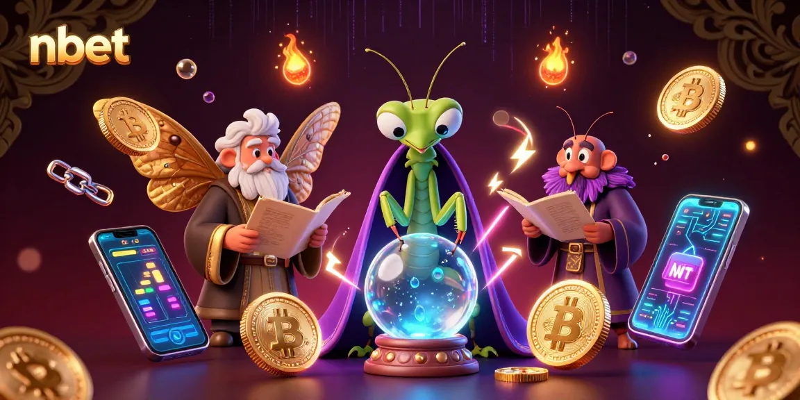 nbet offers engaging crypto casino experiences with vibrant elements in a mystical setting.