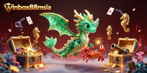 Experience thrilling wins at winbox88msia with a vibrant underwater scene showcasing detailed casino elements.