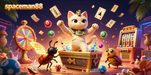 Win big with spaceman88, a thrilling Egyptian-themed casino adventure featuring vibrant lottery elements.